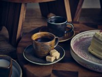 Terra Stoneware Cups and Saucers